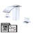 2 Handle Deck Mount Waterfall High Flow Roman Tub Faucet with Brass Valve-64623195