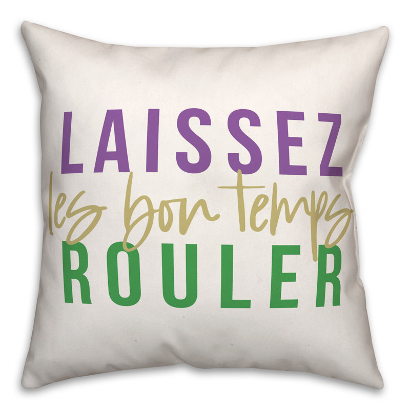 Coussin Laissez Les Bon Temps Rouler
