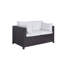 Ensemble modulaire avec canapé en rotin et coussins 5 pièces Lugano-36355749