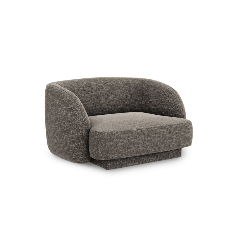 Adoraim 109Cm Wide Armchair, Grey 100% Structural Polyesters