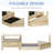 Outsunny x Solid Wood Sandbox with Cover