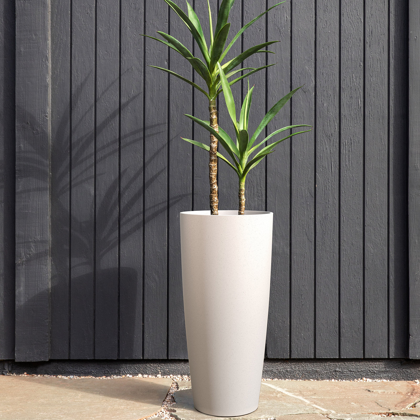 14" Pot Planter, 1, White