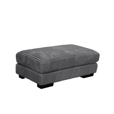9098 Grey Ottoman 1