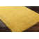 Rectangle Bettino Solid Color Machine Woven Polyester Area Rug in Yellow