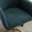 Chaise de bureau en tissu Teddy, hauteur réglable, pivotant à 360 °