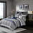 7 Piece Jacquard Comforter Set Navy