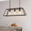 3 - Light Matte Black Kitchen Island Pendant