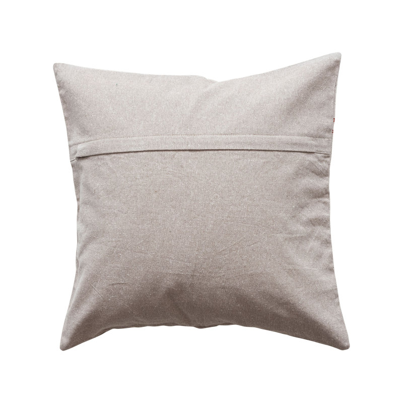 Cotton Blend Throw Square Pillow Cover & Insert