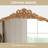 Cortia Arched Rattan and Wood Accent Mirror