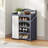 Foldable Shoe Rack For Home - Bamboo Entryway Shoe Organizer With Dust-Proof Curtain, Multi-Layer Design For Easy Storage