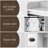 The Toilet Storage Cabinet, Farmhouse Storage Cabinet Over Toilet with 2 Barn Doors-415860156