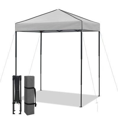Tente d'auvent 6 x 4, auvent escamotable robuste avec sac de transport