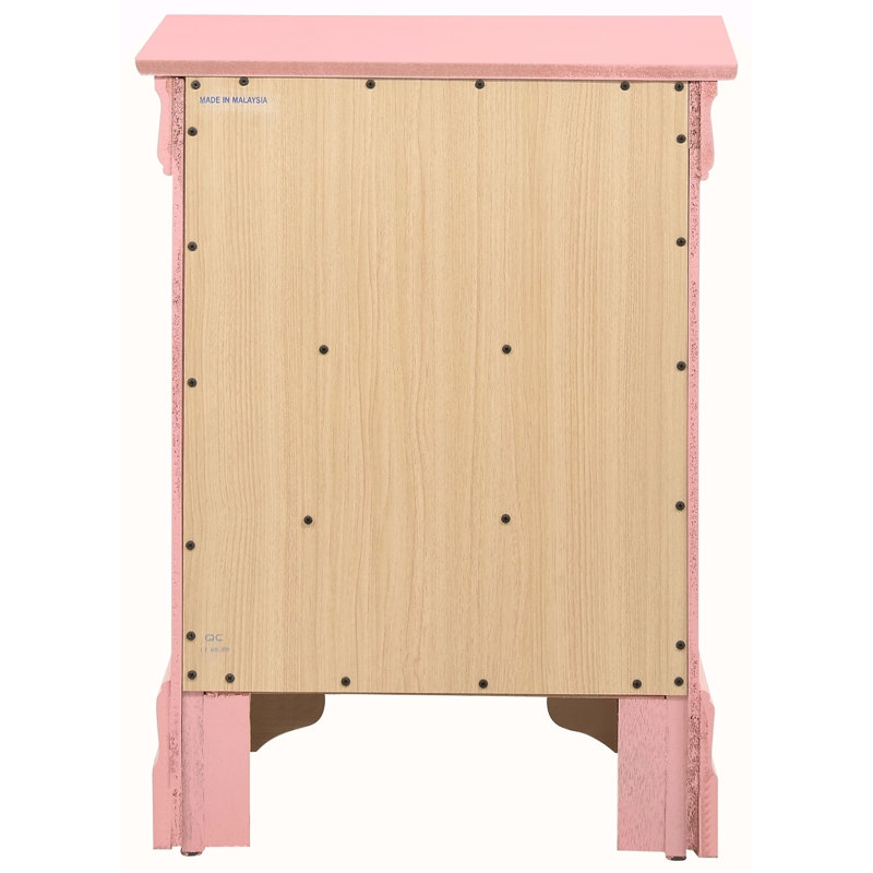 Table de chevet de charme, Rose