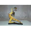 Statue de danseuse de ballet avec une balle en bronze - Taille: L 12 po x l 6 po x H 14 po.
