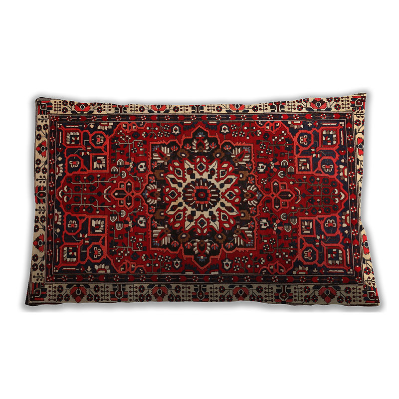 Geometric Throw Pillow, Synthetic