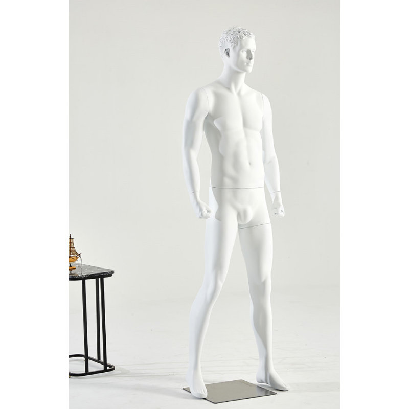 Heraclio People Statue, White
