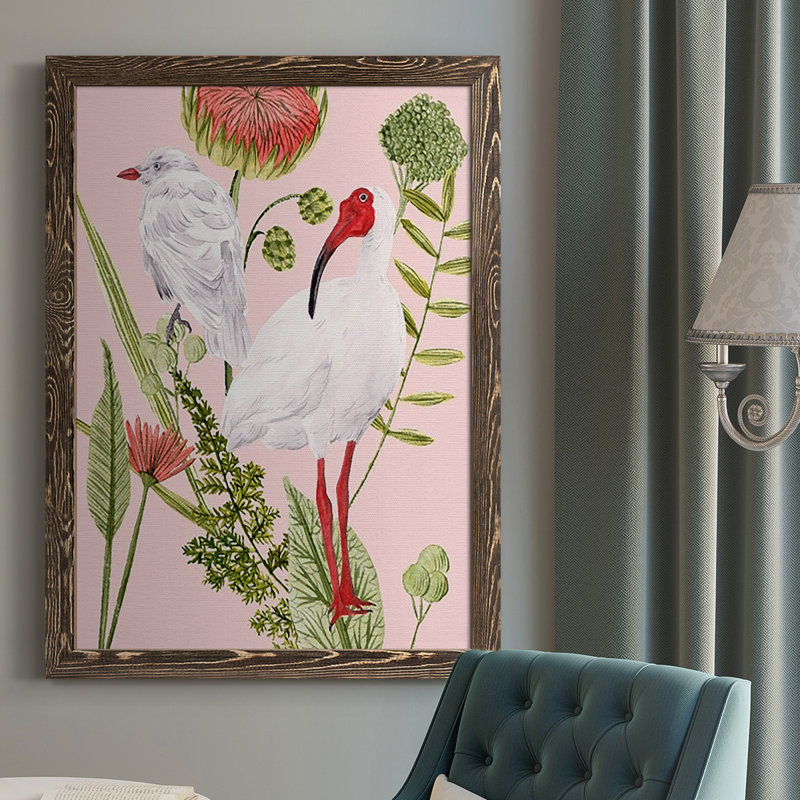«Birds in Motion II», reproduction d'un seul cadre photo sur toile, H 43,5 po x l 31,5 po x P 1 po, Noyer