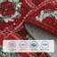 Christmas Festive Faux Wool Area Rug-135241441-135241444