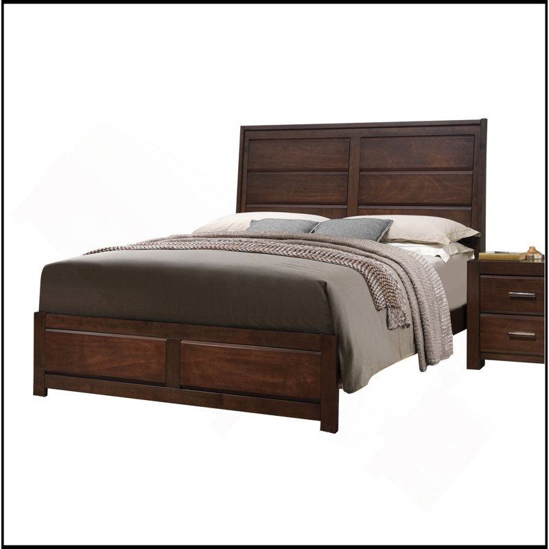 Walnut Queen Bed