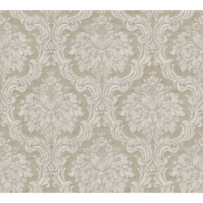 Ewing 10.05m x 53cm Textured Wallpaper Roll, Beige/Brown