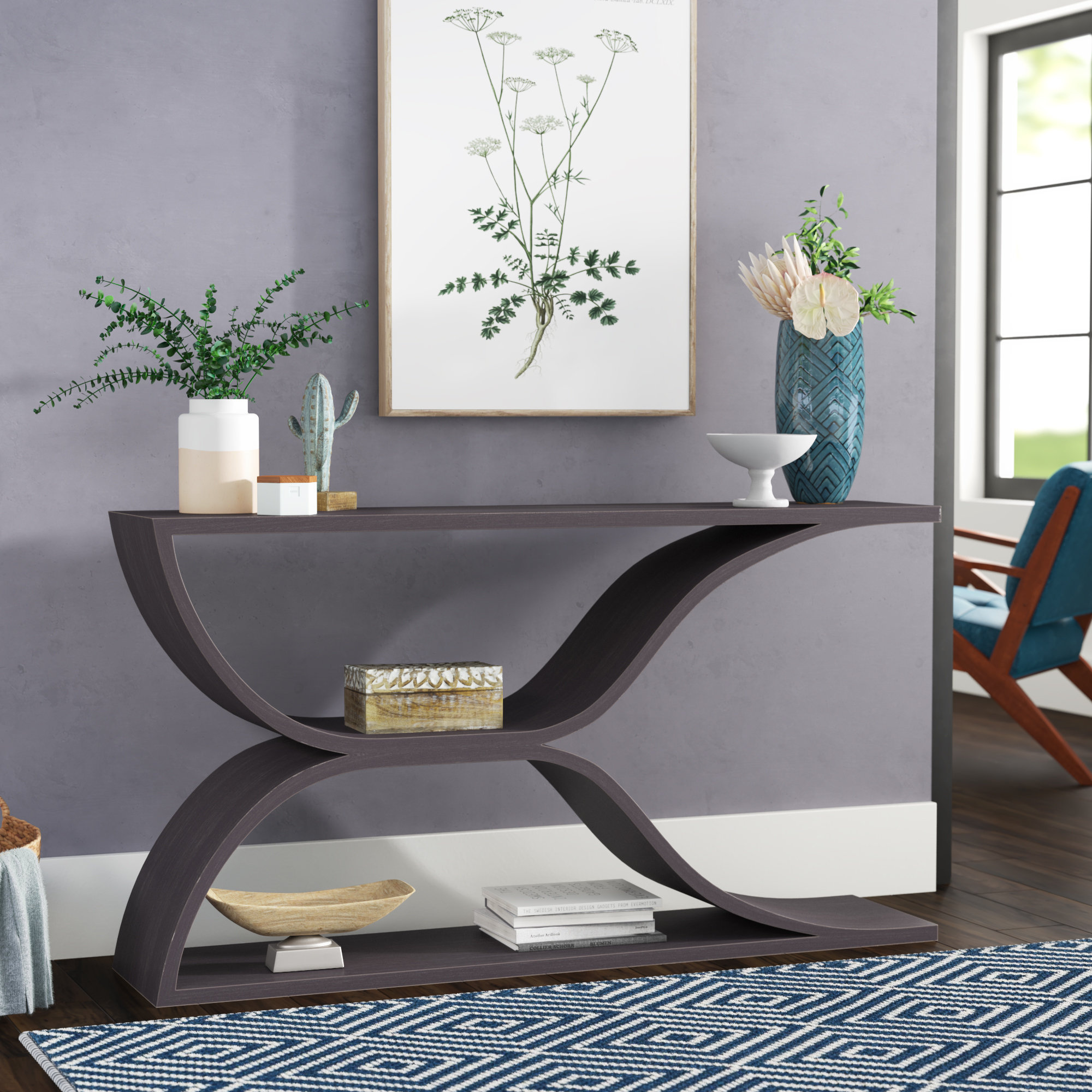 Abstract on sale console table