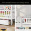 Lit simple en bois avec deux tiroirs-2114503015