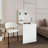 Folding Table, 4 Shelves, White