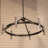 Boissonneault 6 - Light Wagon Wheel Chandelier