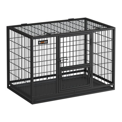 Caisse pour chien robuste avec plateau amovible