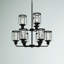 Leyden 9 - Light Dimmable Tiered Chandelier