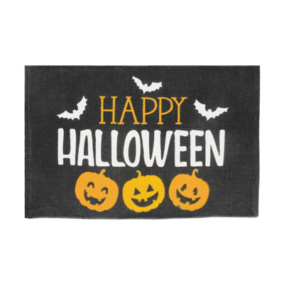 Tapis Happy Dhurrie Happy Halloween