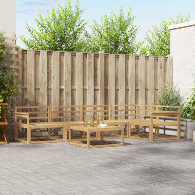 Outdoor Sofa Set 6 pcs Furniture Patio Garden Backyard Seating Poolside
