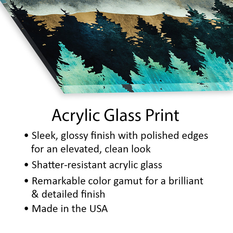 «Forest Mist» par Space Space Designs - impression sans cadre, H 24 po x l 24 po x P 0,25 po