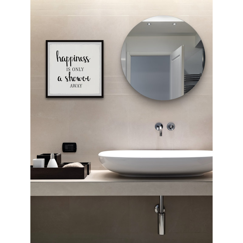 Shower Happiness - Single Picture Frame Painting, 32" H x 32" W x 1.5" D