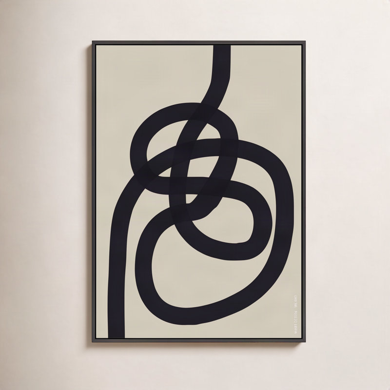 «Dermott Intertwined 2» par Romina Gadler - impression à structure simple, H 20 po x l 14 po x P 1,25 po