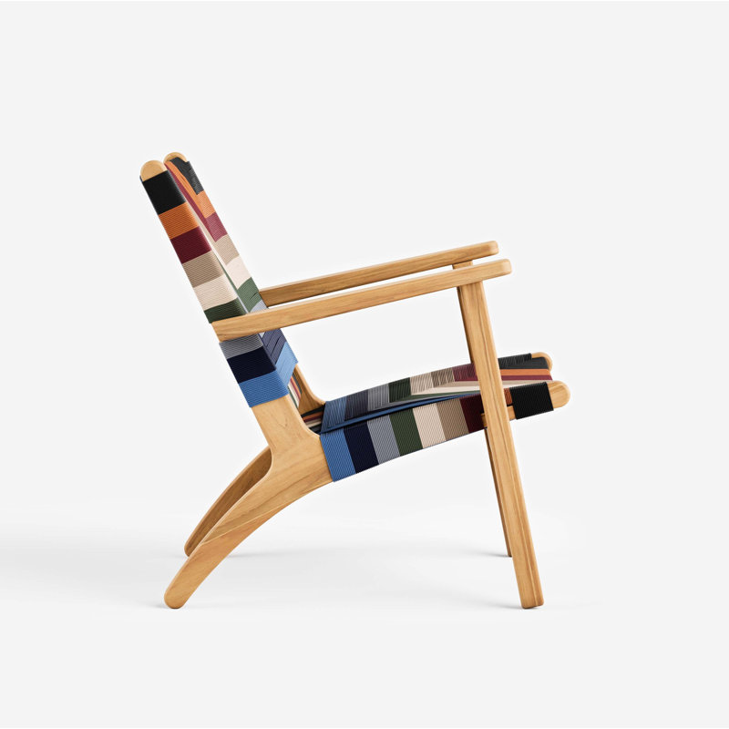 Masaya Armchair, Vaqueano Pattern, Natural
