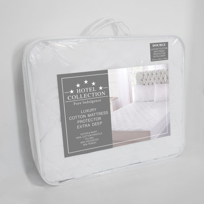 Hotel Hypoallergenic Waterproof Bed Bug Resistant Fitted Mattress Protector Mattress Protector Case Pack