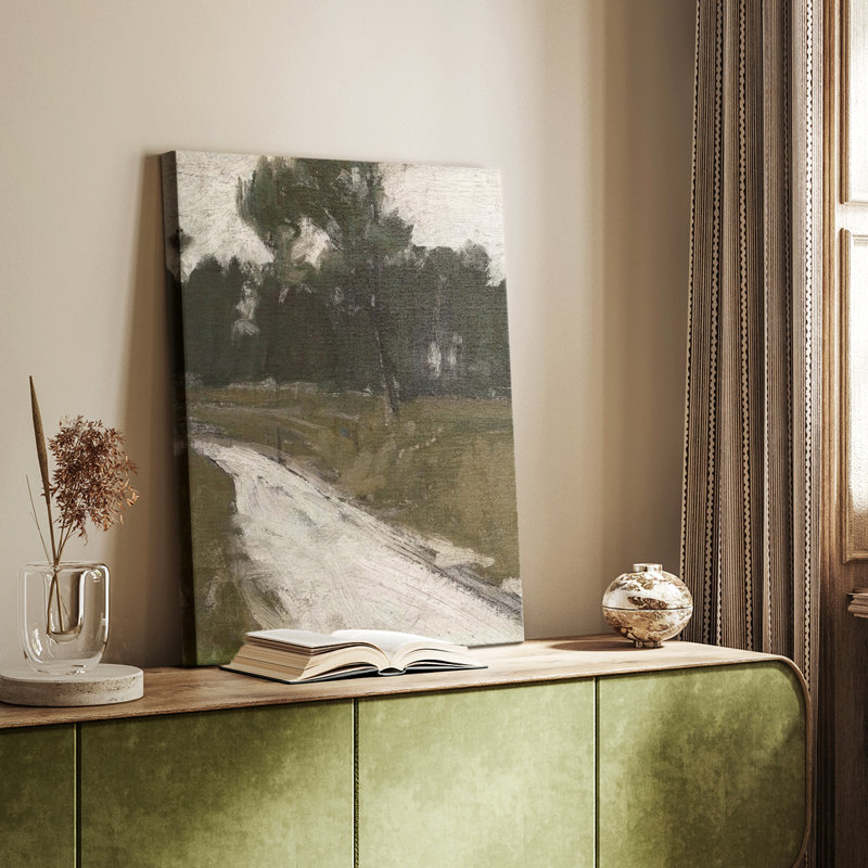 Paysage rétro CCLXII - galerie Cavas, H 27 po x l 18 po