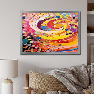 Printemps célébration abstraite, reproduction d'art sur toile