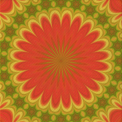 Tapis jaune tissé à la machine