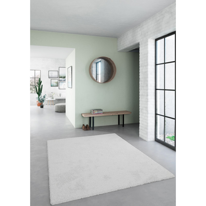Elsa Solid Colour Shag Area Rug, Rectangle 160 x 230cm