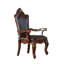 Chaise avec accoudoirs touffetée (ensemble de 2)