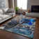 Premium Machine Washable Cerrito AMF503 Navy Rug
