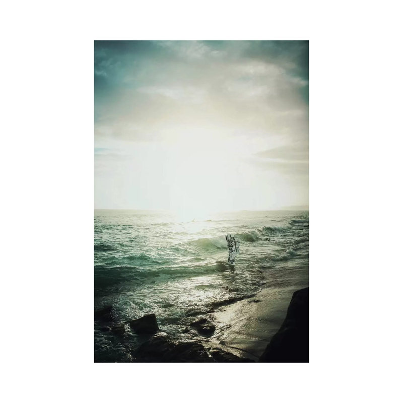 An Ocean Of Silence II 1 Piece Wall Art on Canvas, 66.04 cm H x 45.72 cm W x 1.91 cm D, Canvas