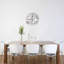 Horloge murale Numland-Cute Snowman Home