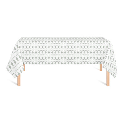 Nappe rectangulaire en polyester géométrique