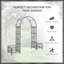 Tonnelle de jardin en acier 6,7 pi Outsunny
