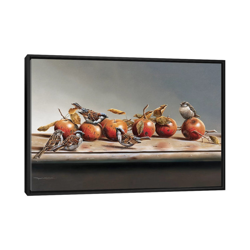 « house fleches i », impression sur toile, H 18 po x l 26 po x P 1,5 po, Toile avec cadre noir, Pas de tapis