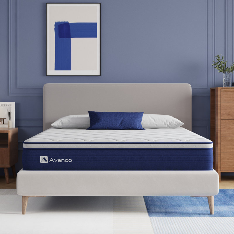 Matelas hybride moyen en mousse à mémoire de forme 10 po Avenco, Lit simple