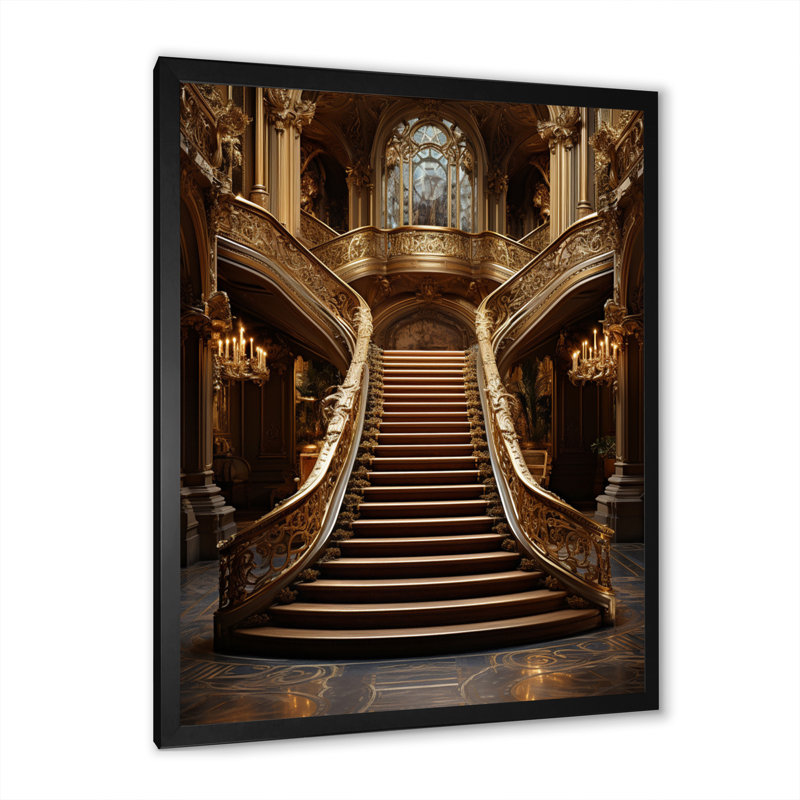 Komi Castles Royal Refuge Rich III - impression, H 32 po x l 24 po x P 1 po, Cadre photo noir